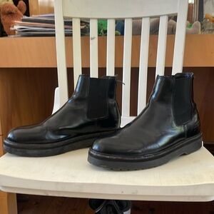 Saturdays New York City black leather Rick Chelsea Boots